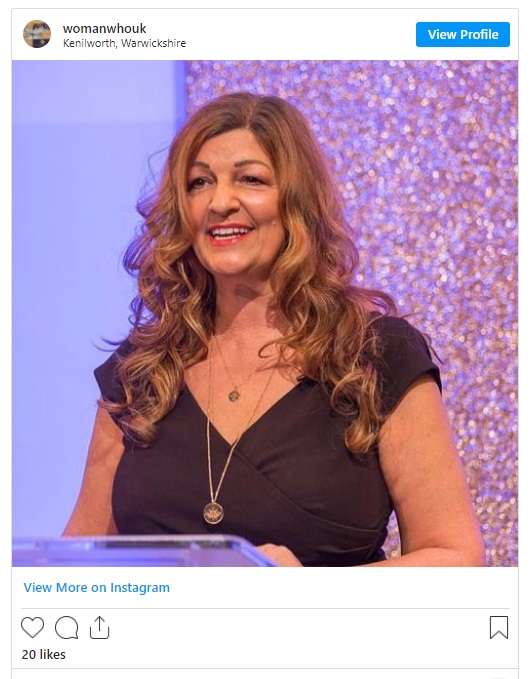 Sandra Garlick at Woman Who Awards